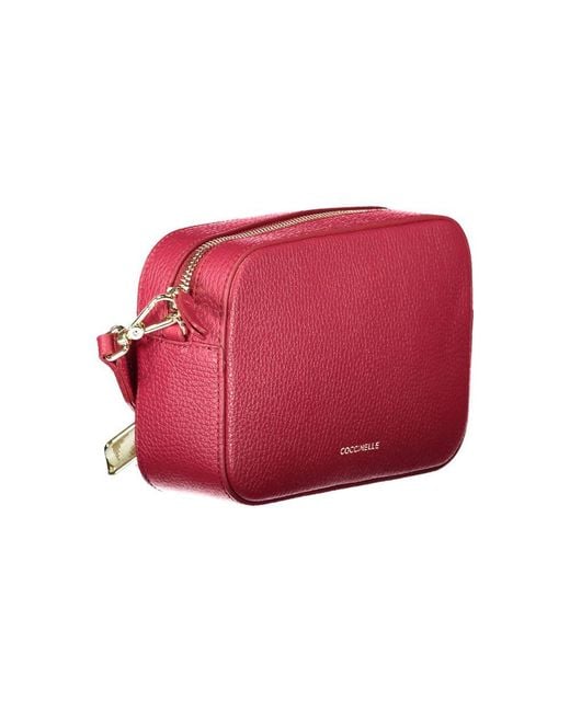 Coccinelle Red Leather Handbag