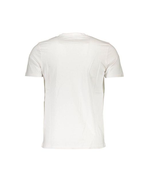 North Sails White Cotton T-Shirt for men