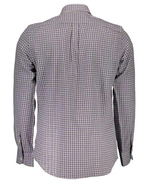 Harmont & Blaine Purple Cotton Shirt for men