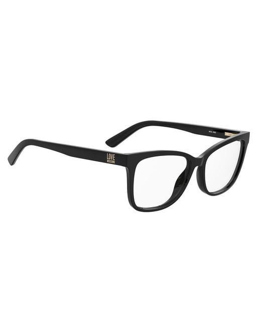 Love Moschino Black Plastic Glasses (frames)