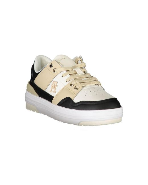 Tommy Hilfiger White Leather Sneaker