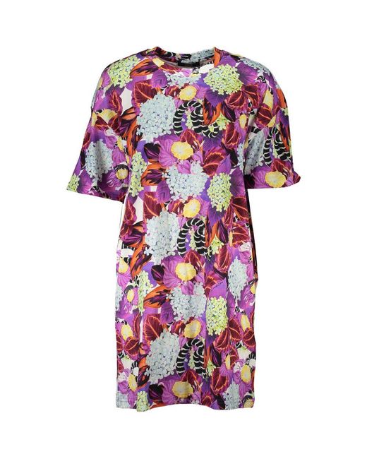Roberto Cavalli Pink Viola Cotton Dress for men