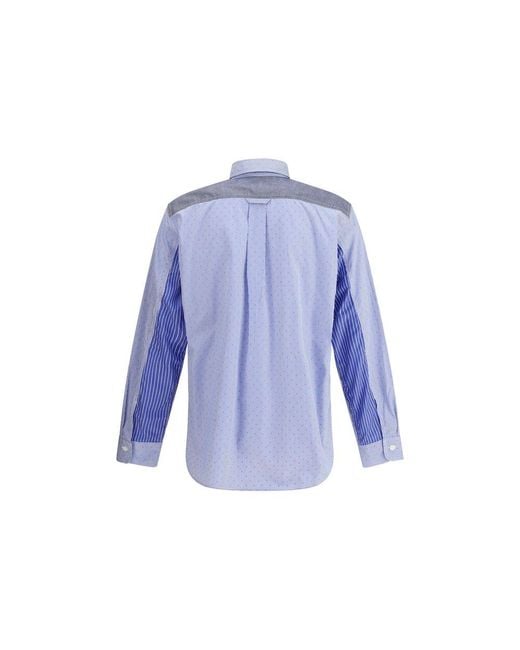 Junya Watanabe Blue Cotton Shirt for men