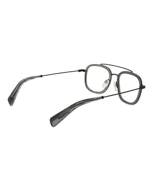 Yohji Yamamoto Brown Plastic Glasses (Frames) for men