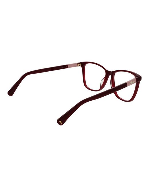 Longchamp Brown Multicolor Acetate Glasses (frames)