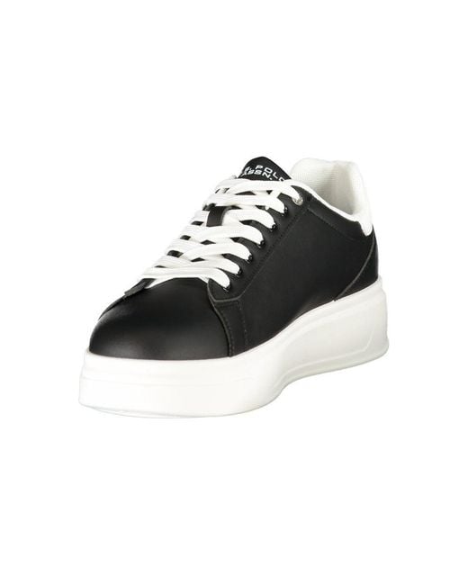 U.S. POLO ASSN. Black Polyurethane Men's Sneaker for men