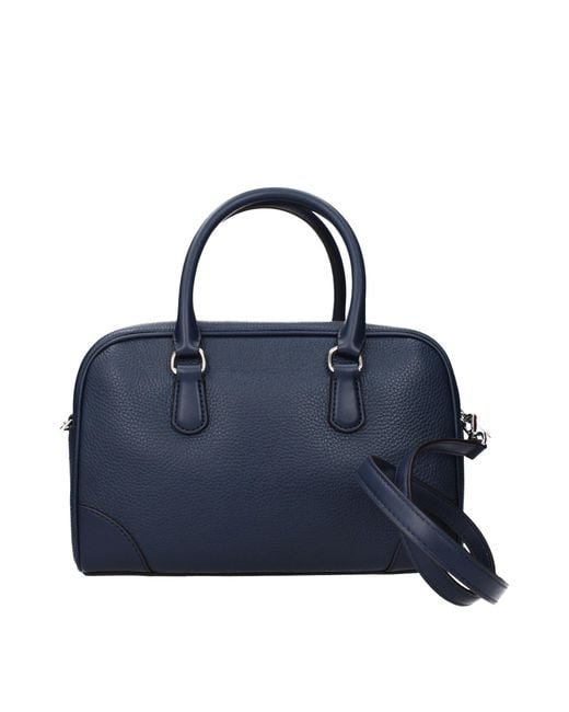 Michael Kors Blue Leather Handbag