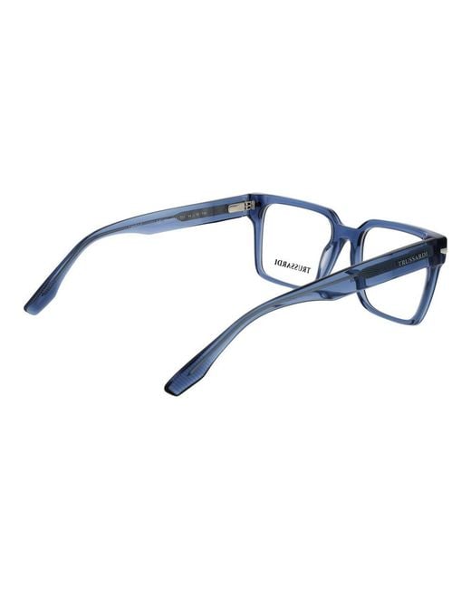 Trussardi Blue Acetate Glasses (frames) for men