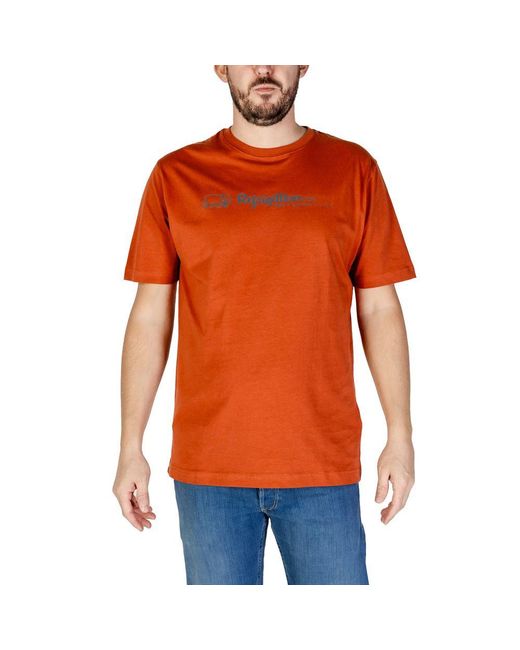 Refrigiwear Orange Red Cotton T for men