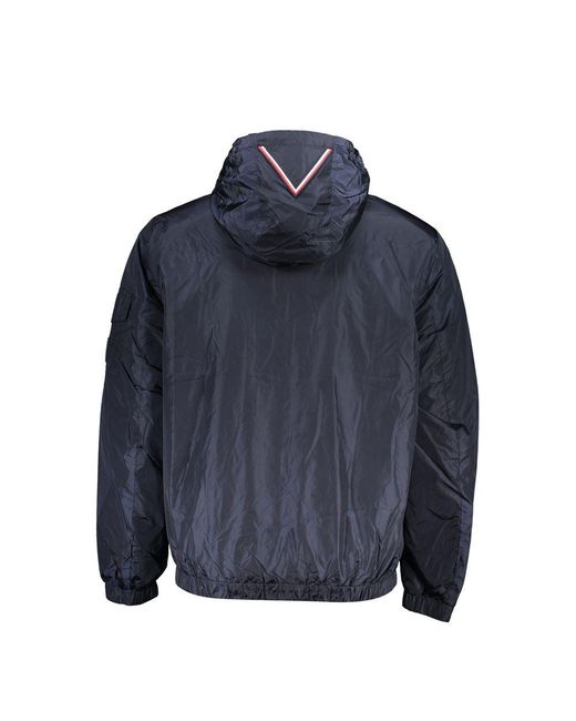 Tommy Hilfiger Blue Nylon Jacket for men