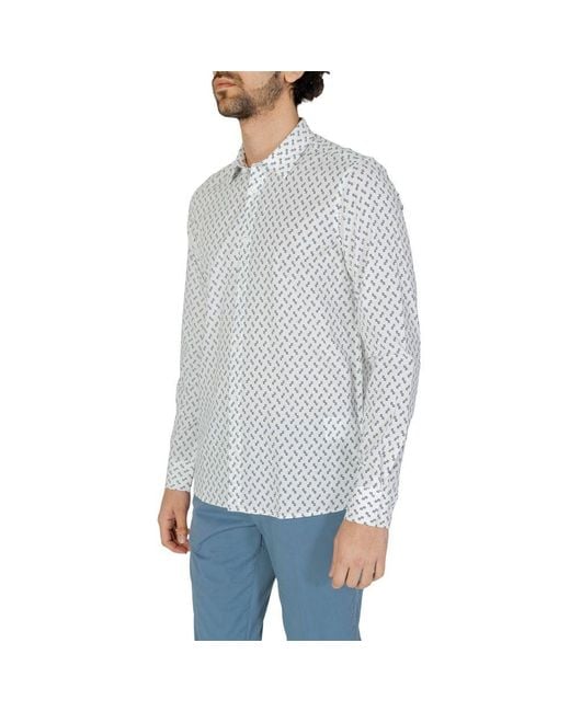 Antony Morato Blue Viscose Shirt for men