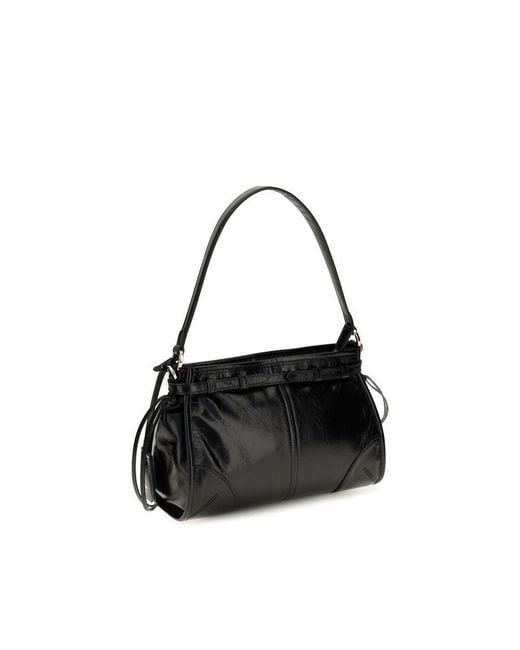 Prada Black Calf Leather Bos Taurus Handbag