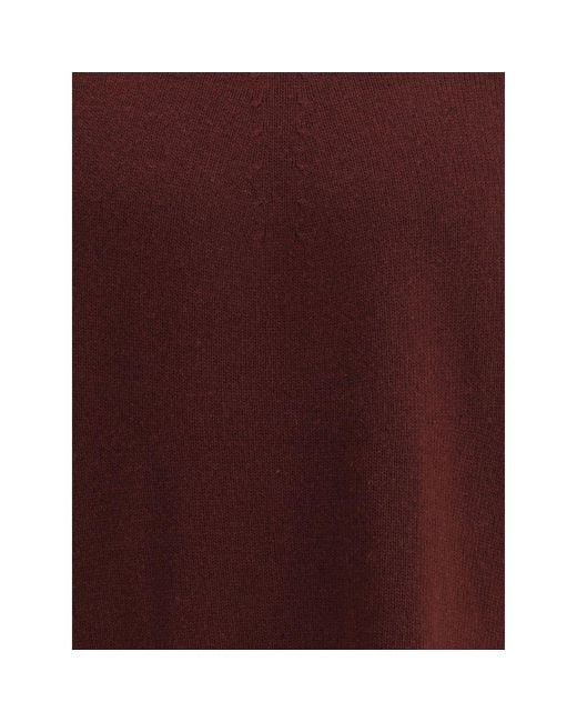 Jil Sander Red Seamless Sweater for men