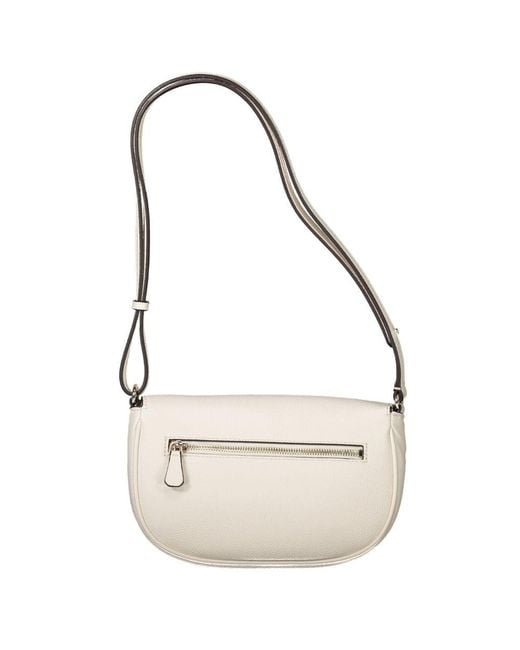 Guess Natural Polyurethane Handbag