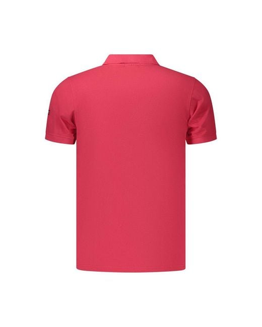 Norway 1963 Pink Rosso Cotton Men's Polo for men