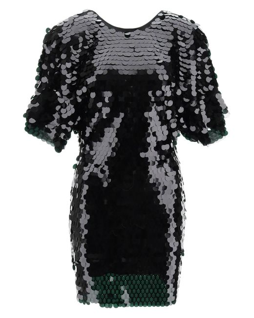 ROTATE BIRGER CHRISTENSEN Black Sequin Mini Dress