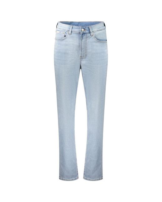 Calvin Klein Blue Azzurro Cotton Jeans