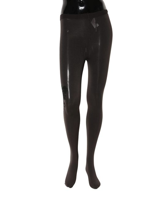 Dolce & Gabbana Black Nylon Tights Stocking Pantyhose Socks Clothing