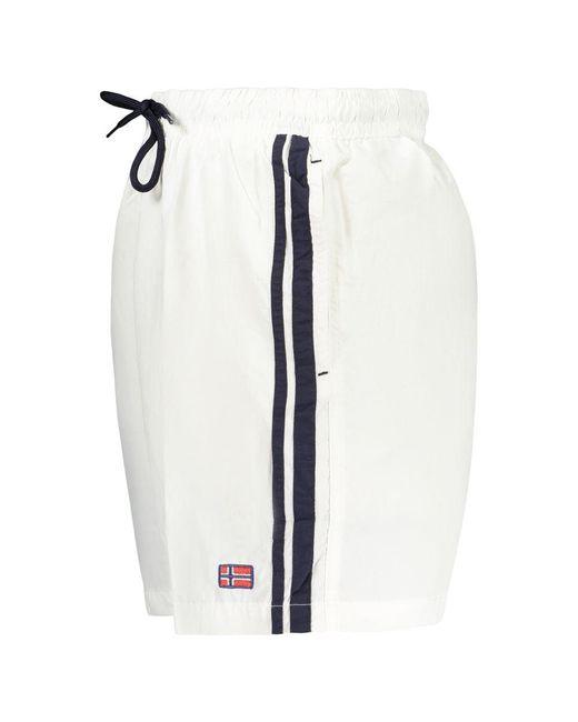 Norway 1963 Blue Bianco Polyamide Men's Swimwear for men