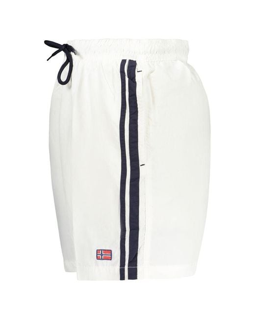 Norway 1963 Blue Bianco Polyamide Men's Swimwear for men