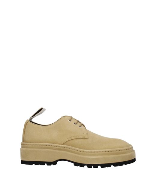 Jacquemus Natural Derby Uomo Camoscio/ Chiaro for men