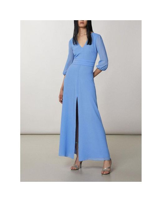 Patrizia Pepe Blue Polyester Casual Dress