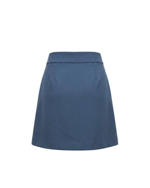 Trussardi Blue Polyester Skirt