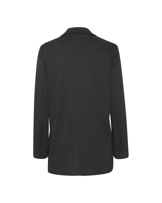 Ichi Black Recycled Polyester Suits & Blazer