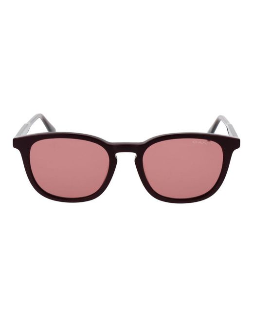 Gant Red Purple Acetate Sunglasses
