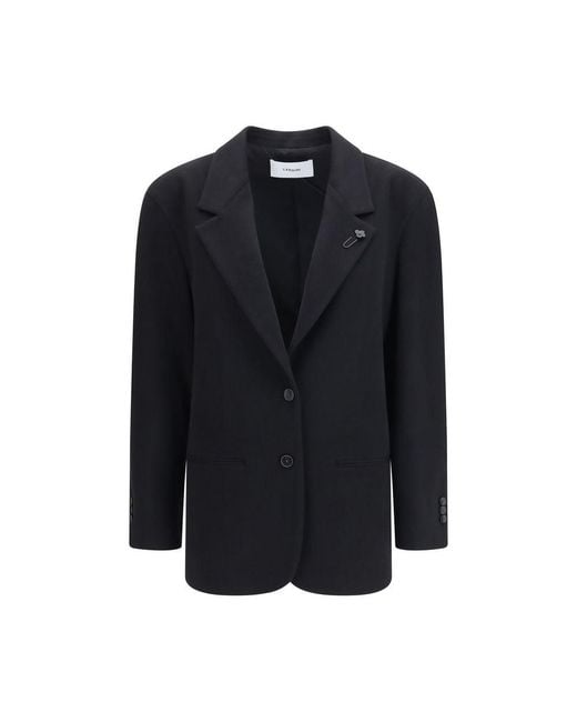 Lardini Black Cashmere Blazer