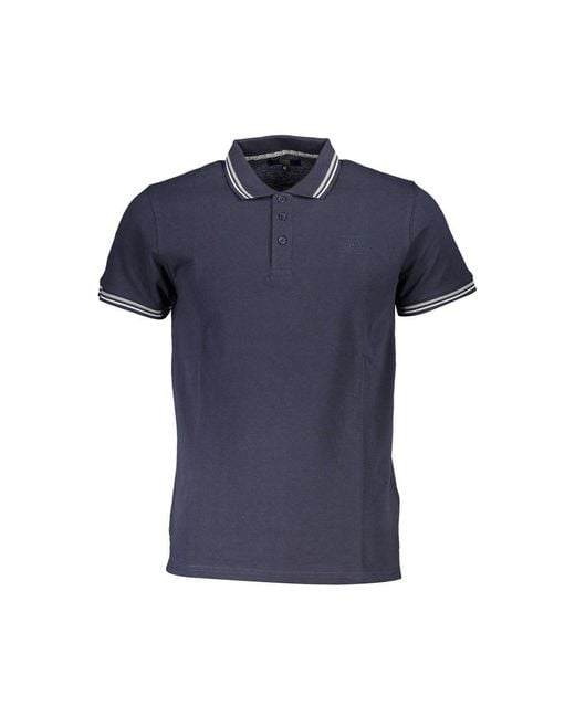 Roberto Cavalli Blue Cotton Polo for men