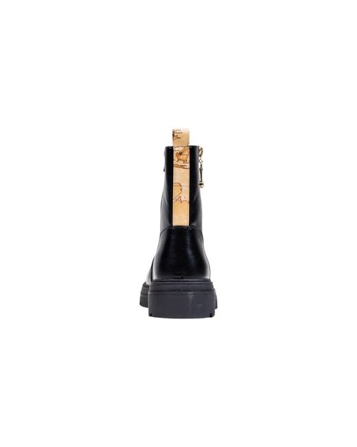 Alviero Martini 1A Classe Black Polyethylene Ankle Boots