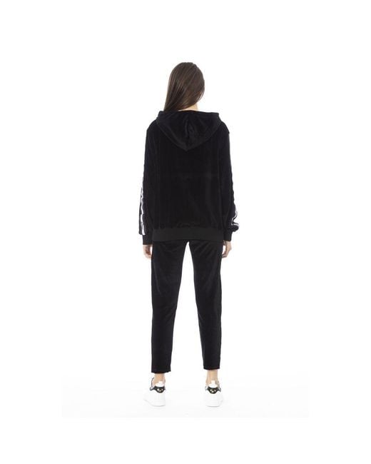 Baldinini Black Cotton Sweater
