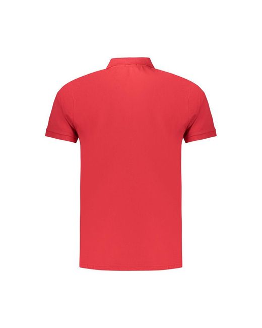 COVERI MOVING Red Cotton Men's Polo for men