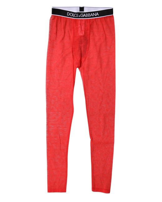 Dolce & Gabbana Red Underpants Boxer Briefs Lightweight