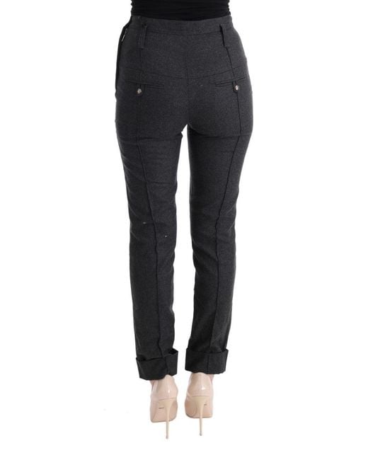 Ermanno Scervino Black Chic Casual Skinny Pants