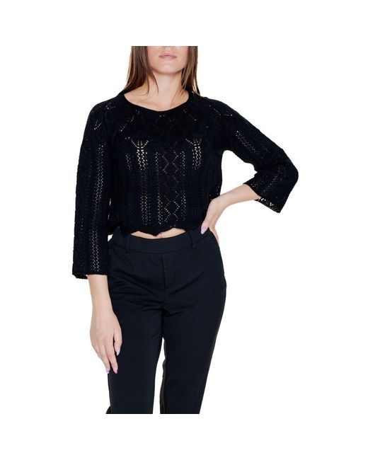 Vero Moda Black Cotton Tops & T
