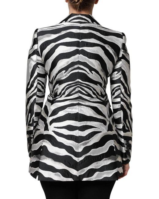 Dolce & Gabbana Black Polyester Blazer Jacket