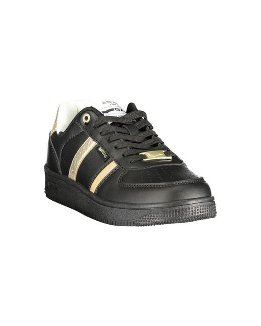 Gas Brown Black Polyurethane Sneaker