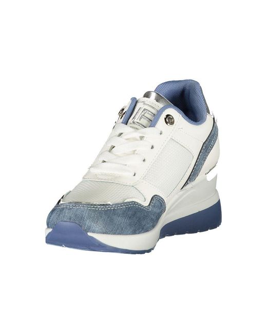 Laura Biagiotti Blue Synthetic Sneaker