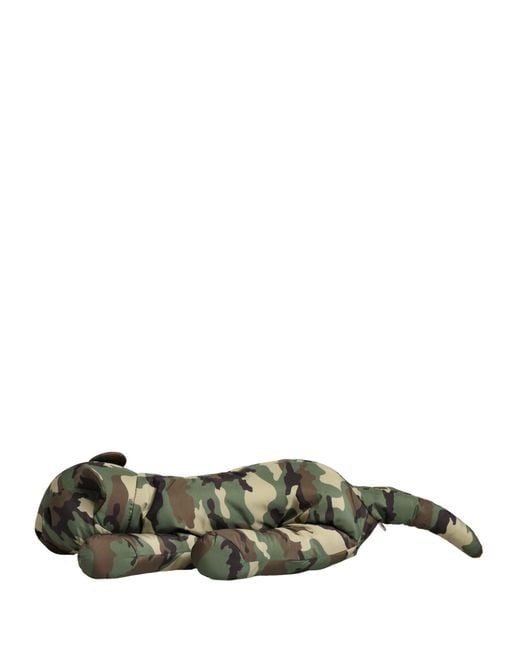 Dolce & Gabbana Green Multicolor Camouflage Animal Silhouette Waist Borse Bag