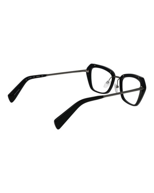 Yohji Yamamoto Black Plastic Glasses (frames) for men