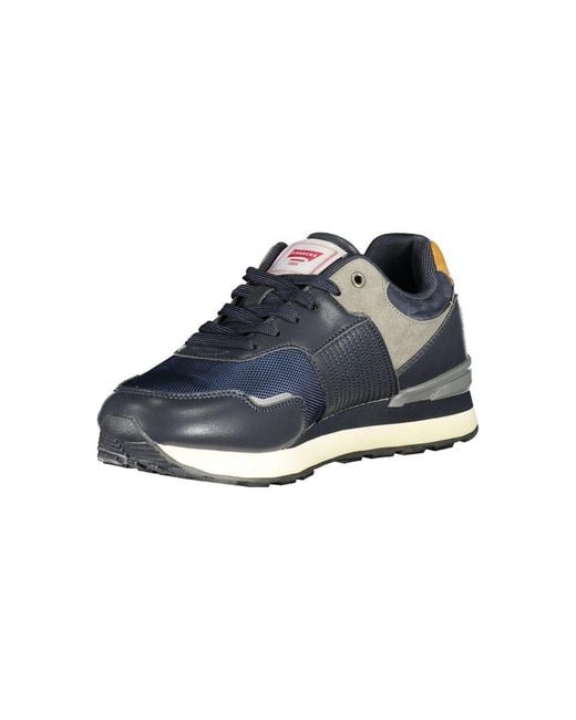 Carrera Blue Sleek Sports Sneakers With Logo Accent for men