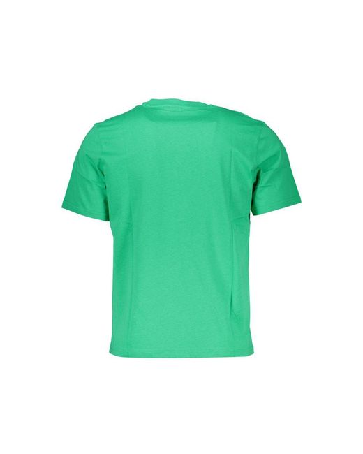 North Sails Green Cotton T-Shirt for men