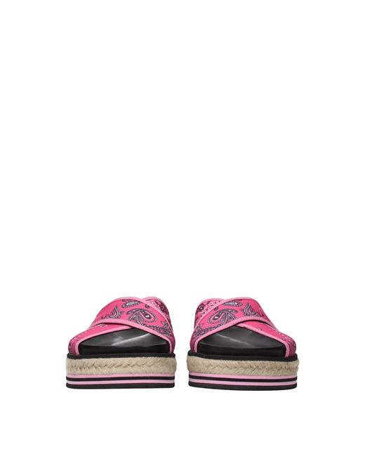 KENZO Pink Fabric Slipper