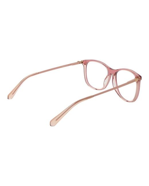Love Moschino Brown Pink Acetate Glasses (frames)