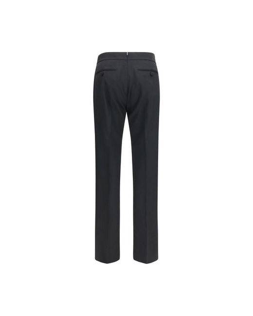 Tom Ford Blue Black Wool Oves Aries Dress Pants for men