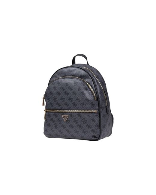 Guess Blue Gray Polyethylene Backpack