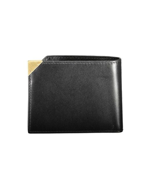 Calvin Klein Black Leather Wallet" for men