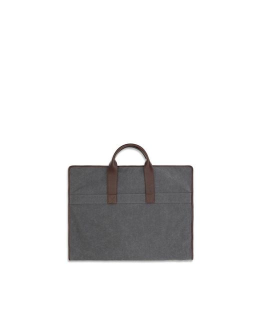 Brunello Cucinelli Gray Polyester Accessories for men